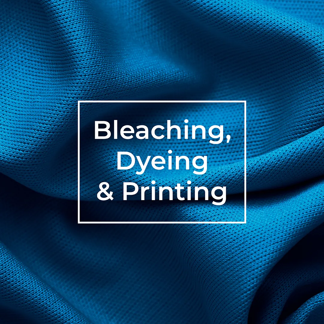 Blue fabric for bleaching, dyeing, and printing