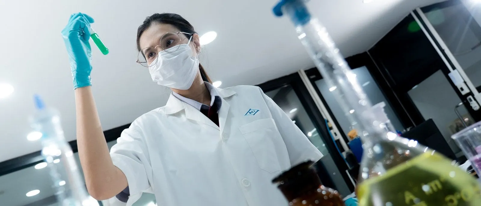 Textile testing laboratory