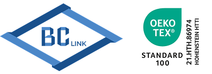 BC Link and OEKO-TEX logos